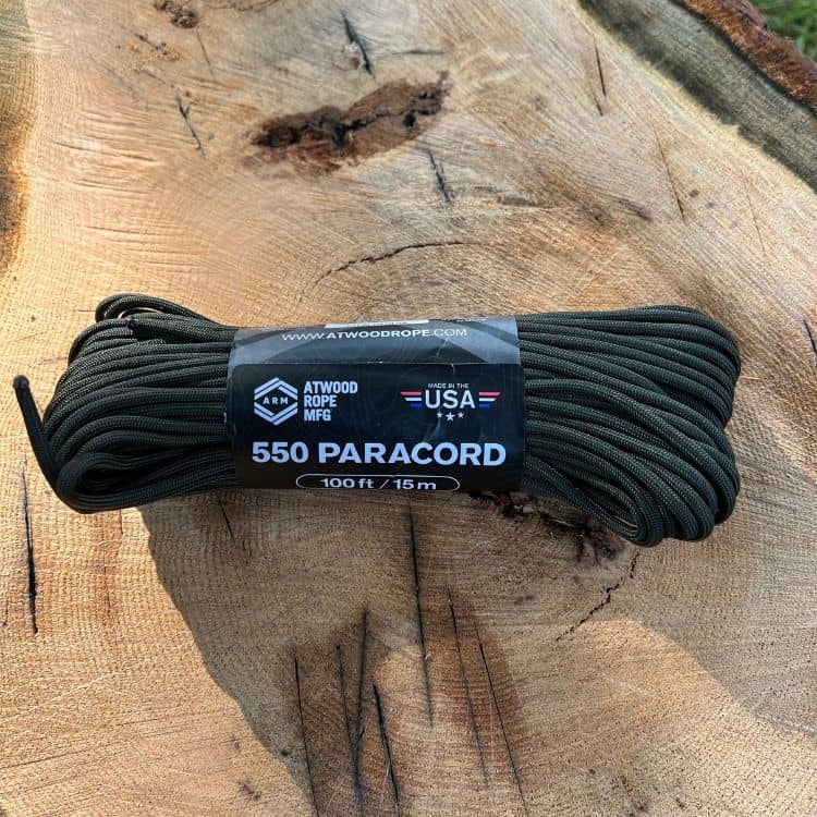 Atwood 550 Paracord Stealth Olive - The Survival Summit