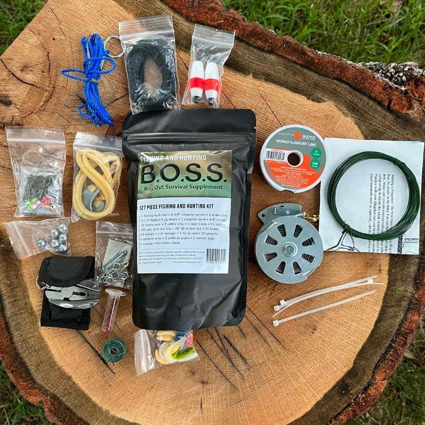 FISHING AND HUNTING B.O.S.S.- BUG OUT SURVIVAL SUPPLEMENT